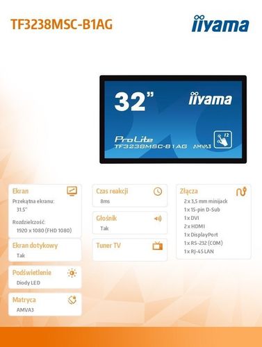 Monitor TF3238MSC-B1 AG 32" na Arena.pl