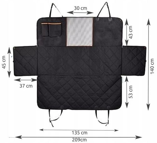 Pokrowiec do samochodu - mata dla psa MP5403 na Arena.pl