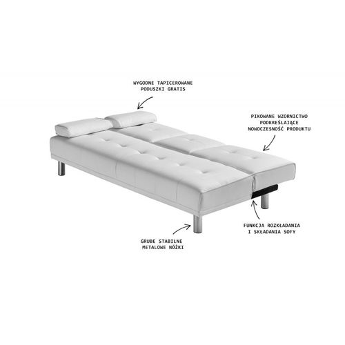 Sofa magnum biały na Arena.pl