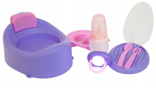 Lalka bobas z zestawem akcesoriów - pije i siusia na Arena.pl