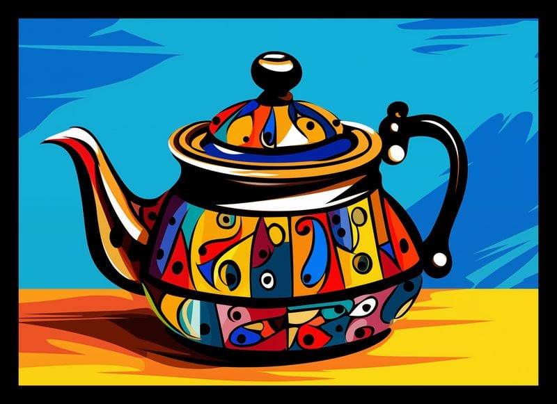 Plakat 29,7x21cm Może Herbatki? zdjęcie 2