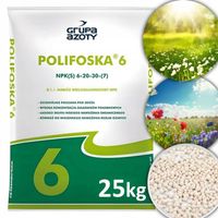 Nawóz POLIFOSKA 6 oryginał 25kg IDEALNY TRAWNIK 6-20-30(7) WIOSNA