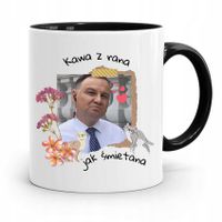 Kubek Czarny Prezydenta Andrzej Duda Kawa Z Rana
