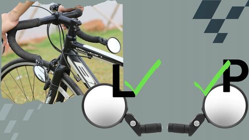 Lusterko rowerowe roweru wsteczne lewe prawe 360 lekkie dobra widoczność na Arena.pl