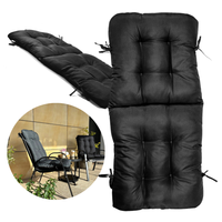 PODUSZKA NA KRZESŁO DEKOARACYJNA FOTEL WODOODPORNA LEŻAK OGRODOWY WIĄZANA