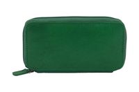 Skórzane etui na klucze - Zielone