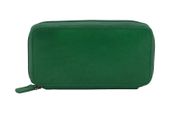 Skórzane etui na klucze - Zielone