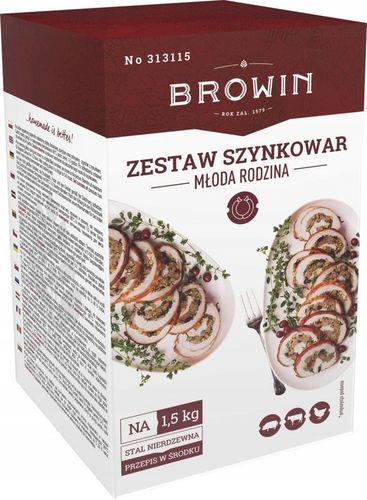 Zestaw SZYNKOWAR 1,5kg + TERMOMETR + WORKI 20szt na Arena.pl