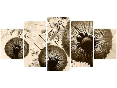 70CM 150CM ZEGAR 5 ELEM DMUCHAWCE BEŻU DRUK OBRAZ na Arena.pl