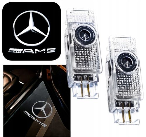 2x LED LOGO PROJEKTORY MERCEDES C KLASA W203 CLK W209 SLK R171 SLR R199 na Arena.pl