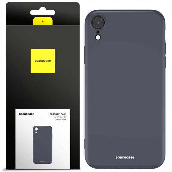 Spacecase Silicone Case Iphone Xr Black zdjęcie 1