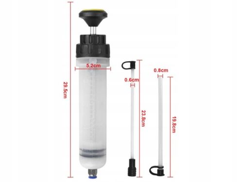 500ML WYSYSARKA ODSYSARKA STRZYKAWKA Oleju Płynu Hamulcowego Paliwa POMPKA na Arena.pl