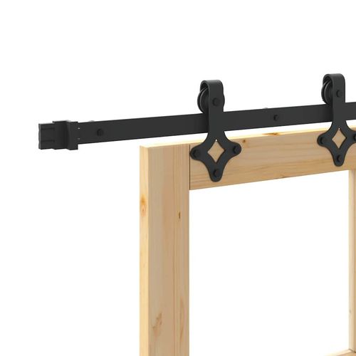 Drzwi przesuwane ORKDAL Brązowy 86 x 211 cm Drewno i metal na Arena.pl