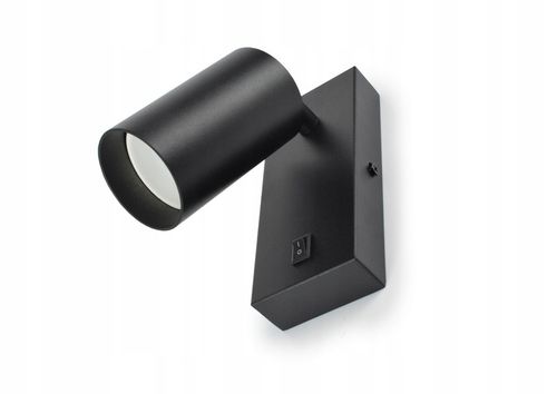 Lampa Ścienna Kinkiet z Włącznikiem Tuba Metal SPOT LED GU10 na Arena.pl