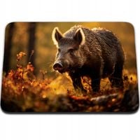 PODKŁADKA POD MYSZKĘ 24 x 20 - ZWIERZĘTA DZIKIE LEŚNE DZIK