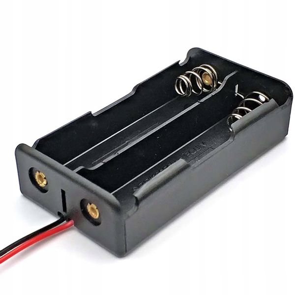 KOSZYK POJEMNIK RÓWNOLEGŁY BOX NA DWA OGNIWA 18650 zdjęcie 1