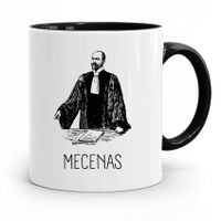 Kubek Czarny Dla Prawnika Mecenasa Pan Mecenas Z Nadrukiem Ze Zdjęciem