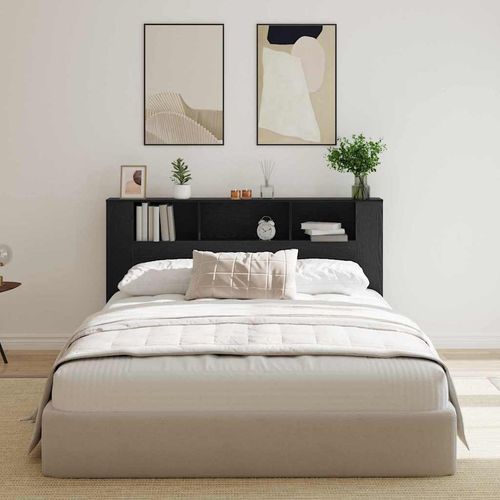 Szafka z zagłówkiem Czarny dąb 180 x 18.5 x 102.5 cm na Arena.pl