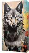 Obraz 30x60cm Przenikliwość Wilczej Natury