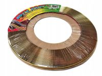 GRATISY# Listwa ozdobna taśma chromowana złota 12mm 20m