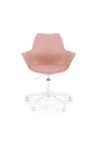 Fotel biurowy Lygas różowy na Arena.pl