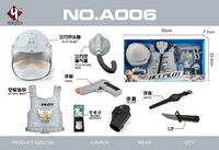 Zestaw Małego Pilota Dla Dzieci 3+ Interaktywny Pistolet + Regulowany Kask