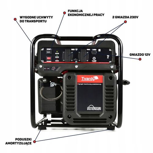 AGREGAT INWERTOROWY Tvardy OHV z olejem 7KM 3,5KW 2x230V 1x12V na Arena.pl