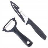 ZESTAW KUCHENNY NÓŻ UNIWERSALNY DO KROJENIA OWOCÓW WARZYW OBIERACZKA SKÓRKI