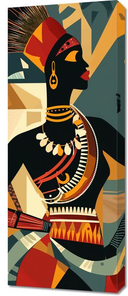 Obraz 40x100cm Afrykańska Mozaika zdjęcie 1