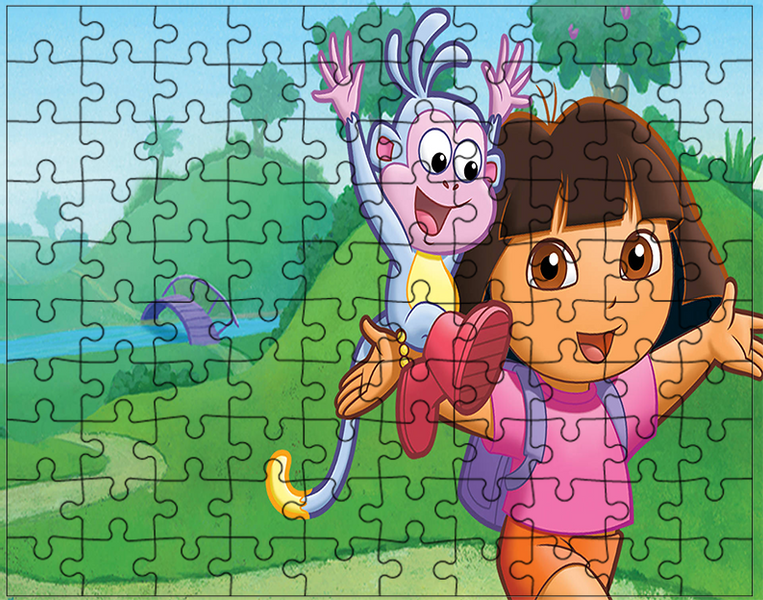 Puzzle tradycyjne Dora Odkrywca zdjęcie 1