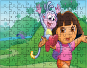 Puzzle tradycyjne Dora Odkrywca