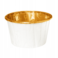 Papilotki Złote do Muffinek 100 Sztuk Eleganckie Foremki