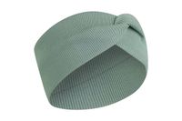 MIS GATOS szeroka opaska ze splotem prążkowana zgaszona mięta 50-52