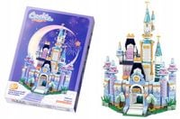 Klocki Konstrukcyjne Kreatywne dla Dziewczynek ZAMEK Księżniczki 535el 6w1