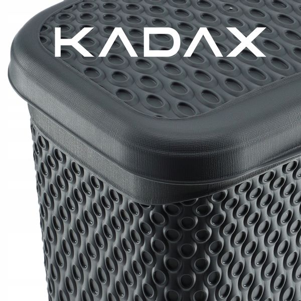 KADAX Pojemnik Na Proszek Do Prania 6L Detergenty Pudełko Szary zdjęcie 8