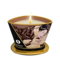 shunga excitation świeca do masażu czekoladowa 170 ml soja naturalna