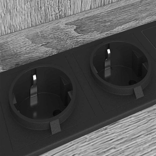 Szafka Nocna 2 pcs Szary dąb sonoma 38 x 31 x 61 cm na Arena.pl