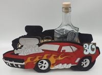 karafka + 6 kieliszków  camaro 30 urodziny