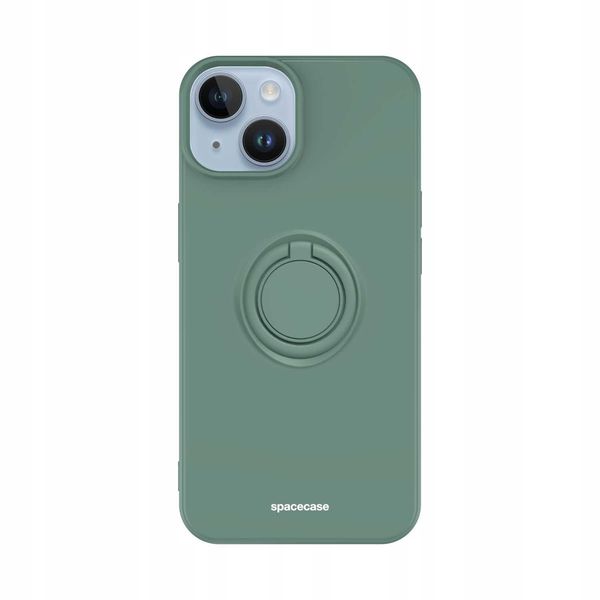 Spacecase Silicone Ring Iphone 14 Dark Green zdjęcie 7