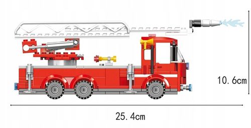 Klocki Cogo Straż Pożarna Pożar na Budowie 613 el na Arena.pl