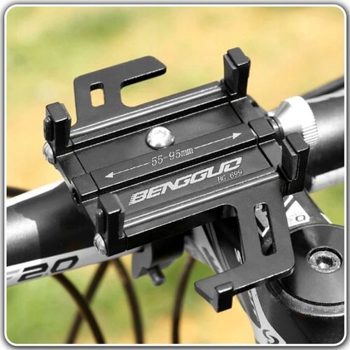 UCHWYT ROWEROWY NA TELEFON MONTOWANY NA KIEROWNICĘ ROWERU ALUMINIOWY na Arena.pl