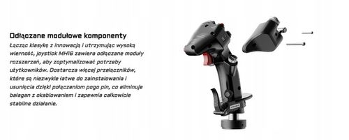 MOZA MH16 Flightstick, Symulator Lotu na Arena.pl