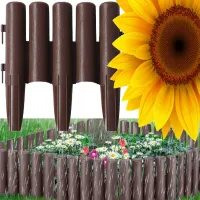 Palisada ogrodowa obrzeże ogrodowe płotek wbijany 215cm 8 elementów