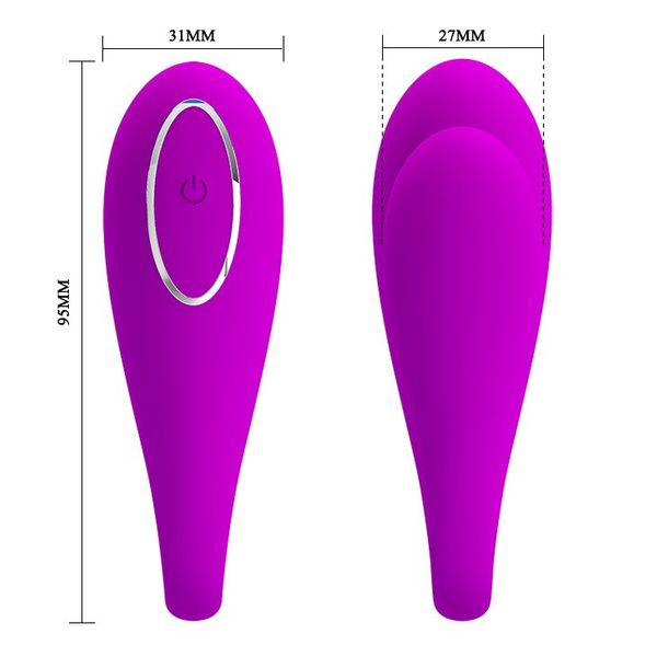 Silikonowy Wibrator Dla Pary - Pretty Love August Bluetooth zdjęcie 6