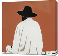 Obraz 70x70cm Rozmyślania w Oddali