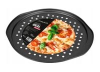 Forma nieprzywieralna z dziurkami do pizzy IDEAL blacha blaszka do pizzy non-stick 33,5x36 cm