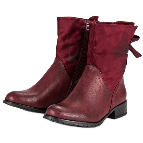 Modne Bordowe Botki r.36 na Arena.pl