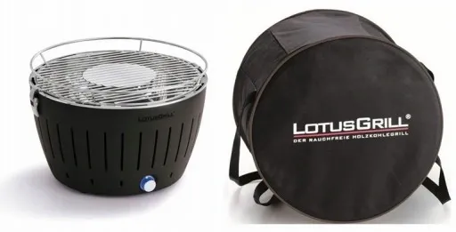 GRILL OGRODOWY WĘGLOWY BEZDYMNY LOTUS PRZENOŚNY STANDARD TORBA OCHRONNA zdjęcie 11
