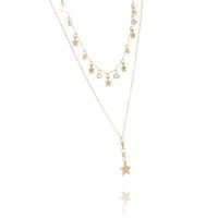 naszyjnik stal chirurgiczna pozłacana 14k gold nst1376