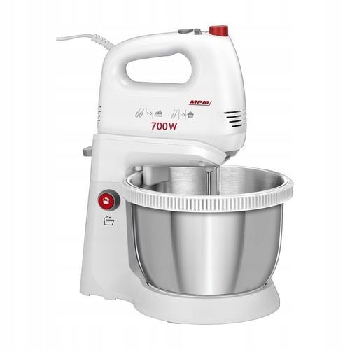 Mikser ręczny z misą biały 700W MPM MMR-21Z na Arena.pl